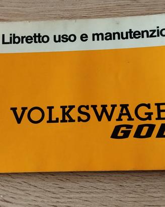 Volkswagen Golf libretto uso e manutenzione 1977