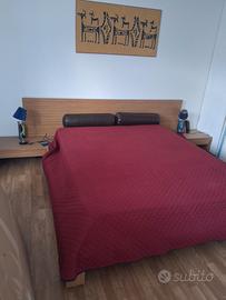 camera da letto come nuova  tutta in legno 