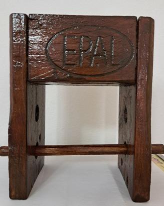 Stupendo portarotolo bagno - fatto a mano - nuovo!