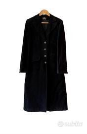 Cappotto nero lungo vintage