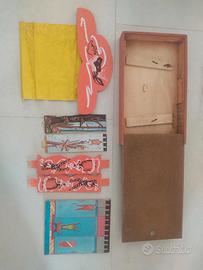 Teatro Burattini in Legno per Marionette Vintage T