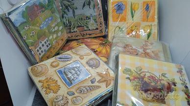 40 tovaglioli vintage anni 90 per decoupage