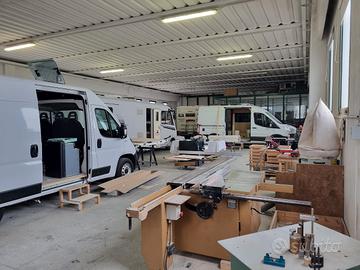 Attività allestimento e riparazione camper avviata