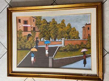 Quadro olio su tela G. Piernera 1981