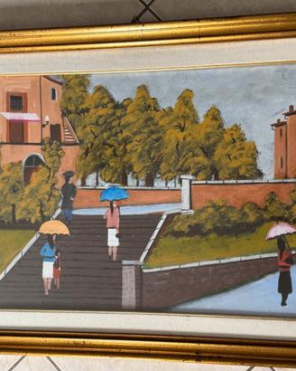 Quadro olio su tela G. Piernera 1981