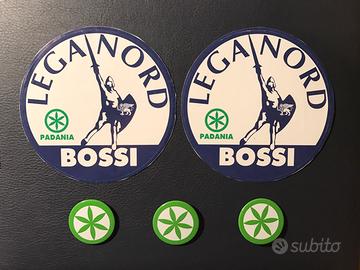 Adesivi e Spille Lega Nord