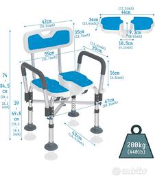 Sedia doccia antiscivolo 