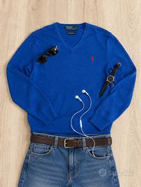 Maglione Polo Ralph Lauren scollo V- taglia M