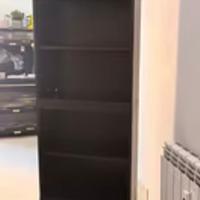 Libreria ikea nera
