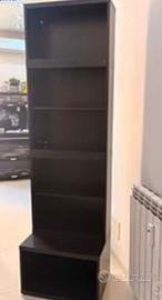 Libreria ikea nera