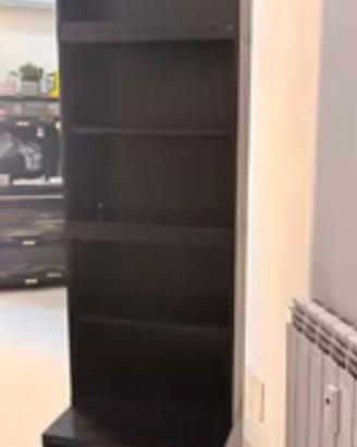 Libreria ikea nera