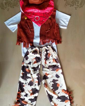 Costume cowboy carnevale halloween