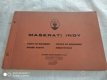 Maserati INDY Catalogo Ricambi Originale