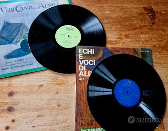 Coppia vinili 33 giri vintage 