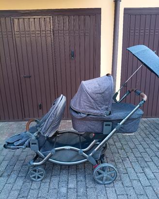 PASSEGGINO TRIO GEMELLARE ABC ZOOM (passeggino dop