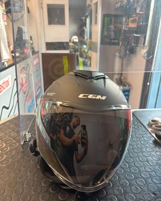 CASCO CGM COMPRESO DI MICROFONO E AURICOLARI
