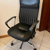 Sedia ufficio ergonomica regolabile – buone condiz