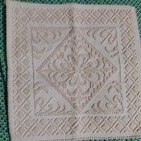 Tappeto sardo vintage cm 44x44 cotone