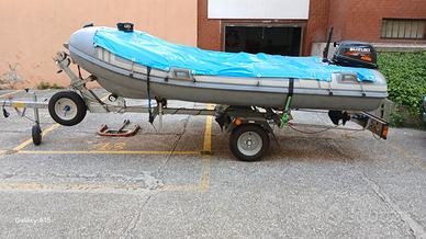 Gommone marshal m40 più carrello e fuoribordo