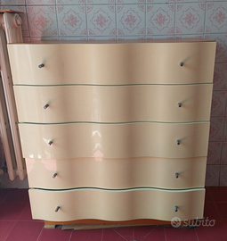 Cassettiera panna con 5 cassetti- SOLO OGGI !