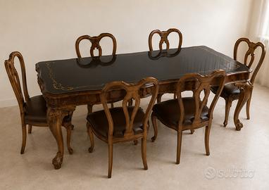 Sala da Pranzo in stile Chippendale