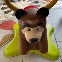 Dondolo cavalcabile masha e Orso  2in 1