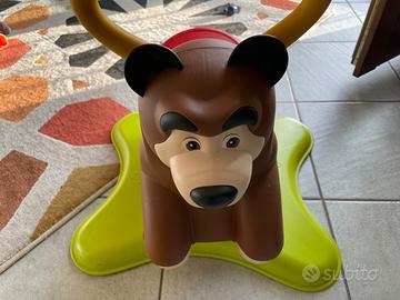 Dondolo cavalcabile masha e Orso  2in 1
