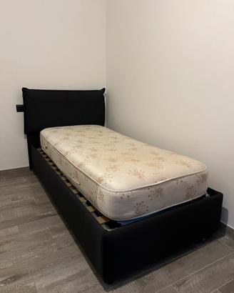 Letto singolo contenitore Ikea Gressvik - 90x200