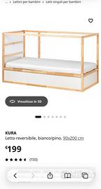 2 letti kura ikea (anche separatamente)