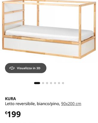 2 letti kura ikea (anche separatamente)