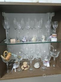 Bicchieri cristallo di Boemia