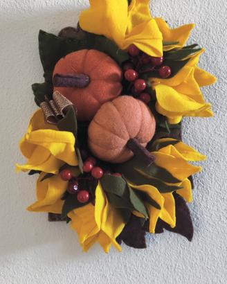 Decorazione in feltro autunnale  
