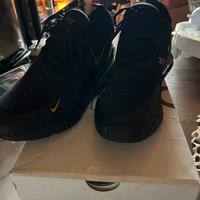Nike air max 270 nere/oro