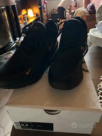 Nike air max 270 nere/oro