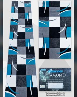 Tappeto Runner Merinos Diamond Moderno Geometrico
