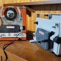 Proiettore vintage Super 8 con filmini