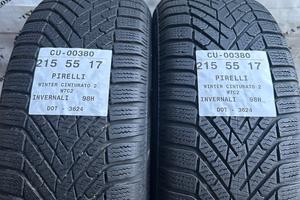 2 PNEUMATICI 215/55 R17 PIRELLI INVERNALI 75%