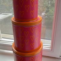 3 barattoli di latta IKEA