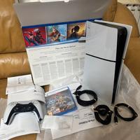 Ps5 slim disco PARI AL NUOVO!GARANZIA completa