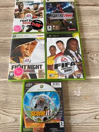 Lotto 5 giochi xbox 360