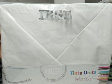 Lenzuola biache irge per hote e b&b matrimoniali