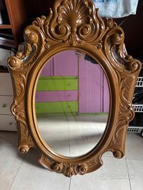specchio vintage ovale stile barocco