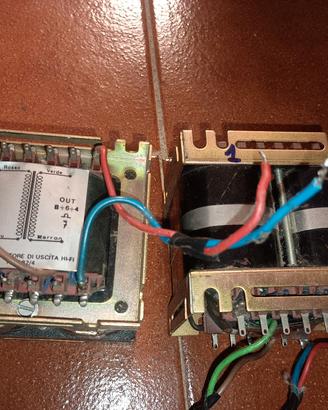 trasformatori di uscita amplificatore 