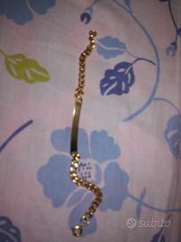 braccialetto in oro 18k peso 9 grammi