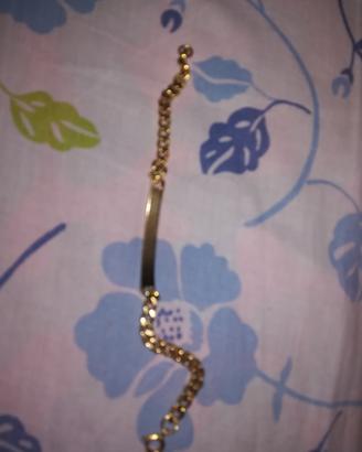 braccialetto in oro 18k peso 9 grammi