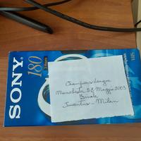 vhs registrazione  juve milan finale champions 200