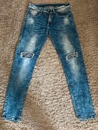 Jeans Leyoo blu chiari strappati