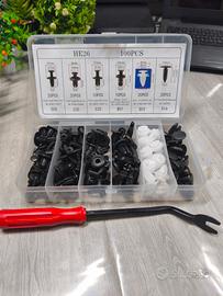 Kit 100 Rivetti Auto Universali 6 Modelli 🚘