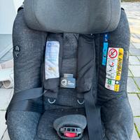 Seggiolino auto con isofix e airbag, girevole