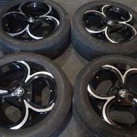 4 cerchi lega alfa romeo junior r18 lt6355